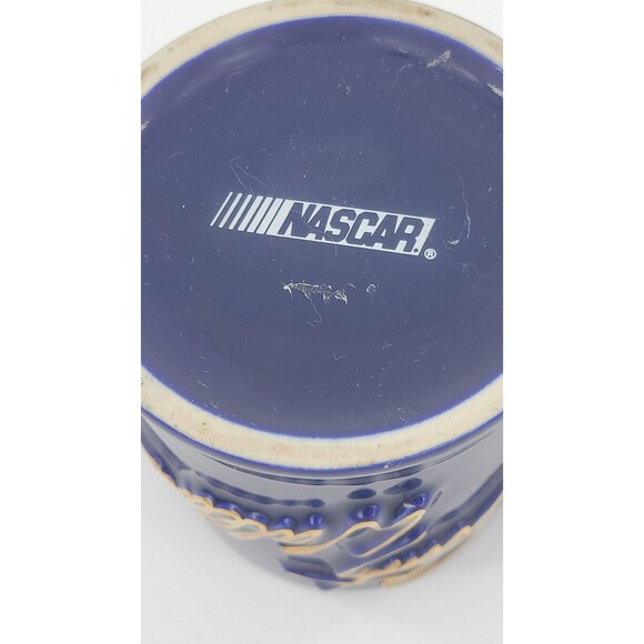 NASCAR Mug Rusty Wallace #2 Embossed Blue Gold Signature Coffee Tea Cup 12oz - Picture 9 of 10